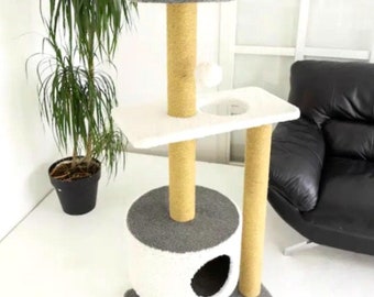 A tall cat house(handmade)