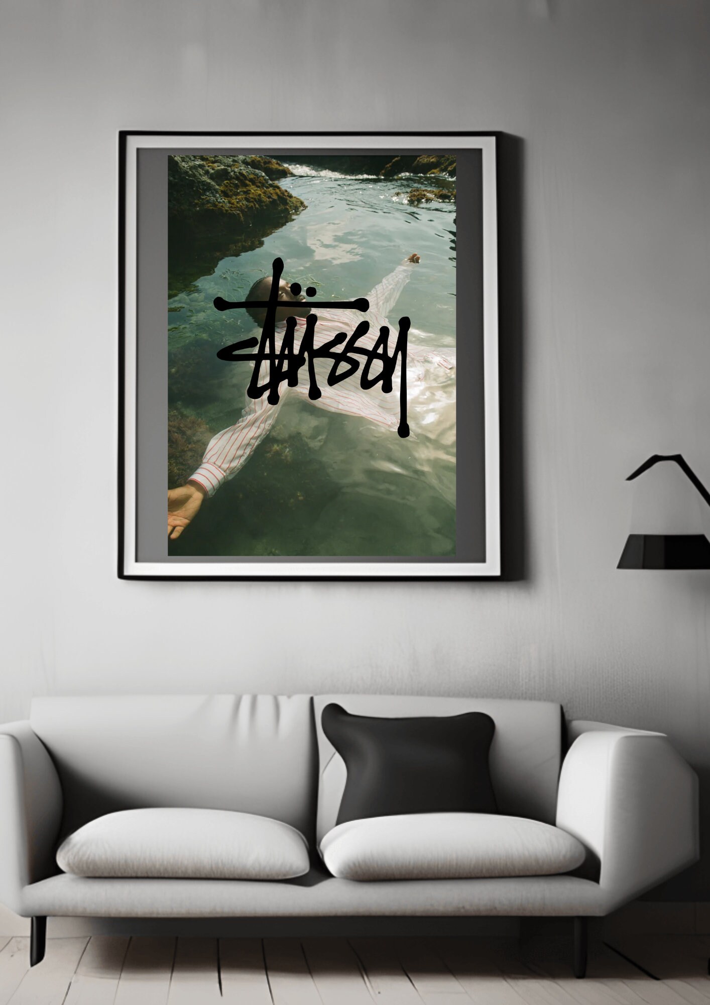 Retro Stussy Poster for Bedroom - Etsy