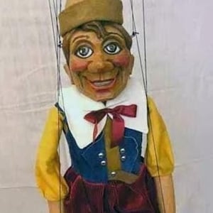 Marionette Pinocchio - Handgefertigte Originalpuppe
