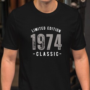 Limited Edition Unisex T-Shirt, Personalized Year, Birthday Shirt, Unique Gift For All