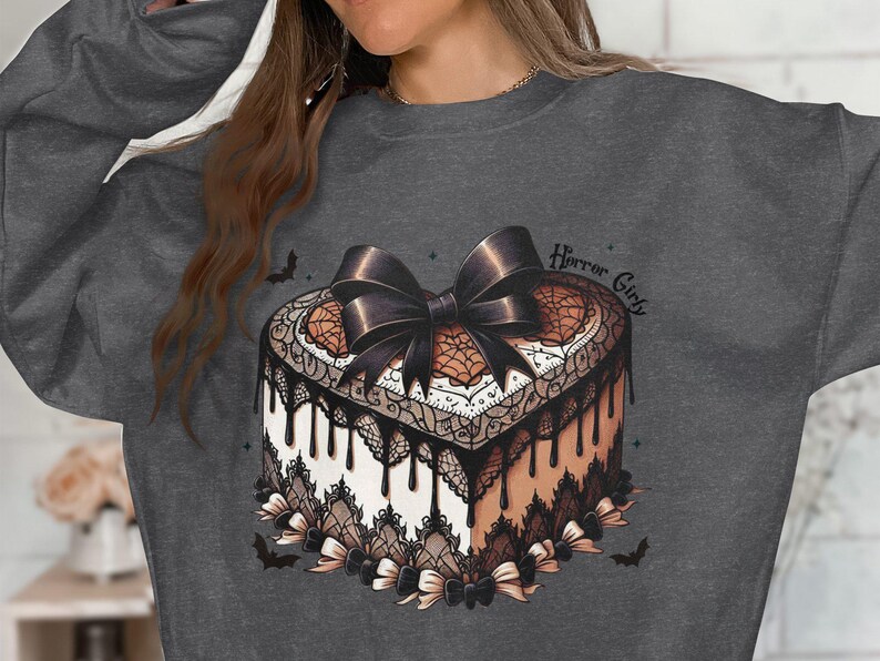 Horror Girl Croquette Png Vintage Halloween Sublimation Vintage