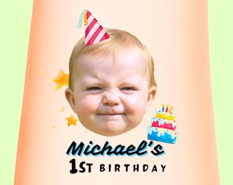 Tatouages temporaires personnalisés pour le visage d'enfants - Cadeaux personnalisés amusants pour fête d'anniversaire