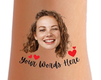 Custom Face Temporary Tattoos