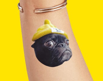 Personalized Groom Face Temporary Tattoos: Bachelorette Party Favors