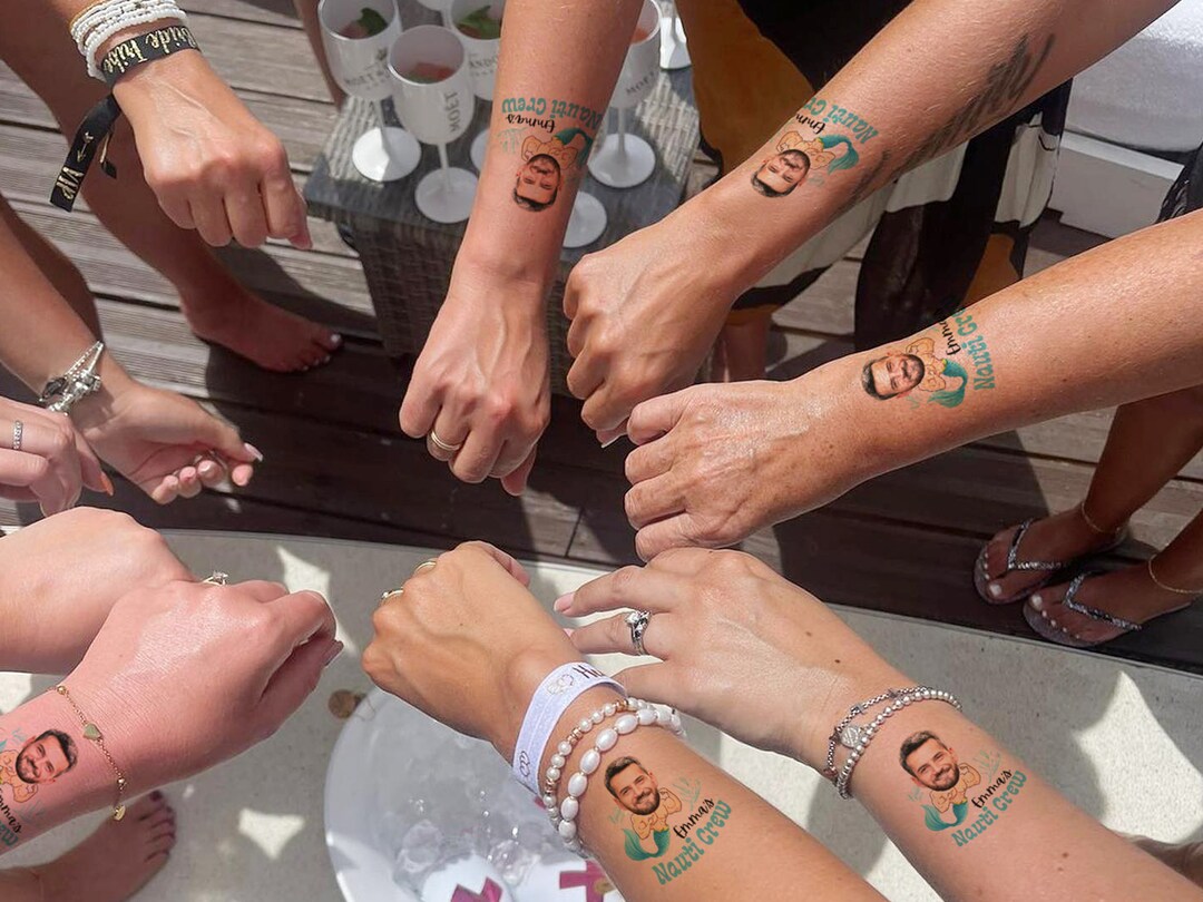 Custom Face Tattoos Birthday Tattoos Custom Temporary Tattoos Party Custom face tattoos birthday tattoos custom temporary tattoos party