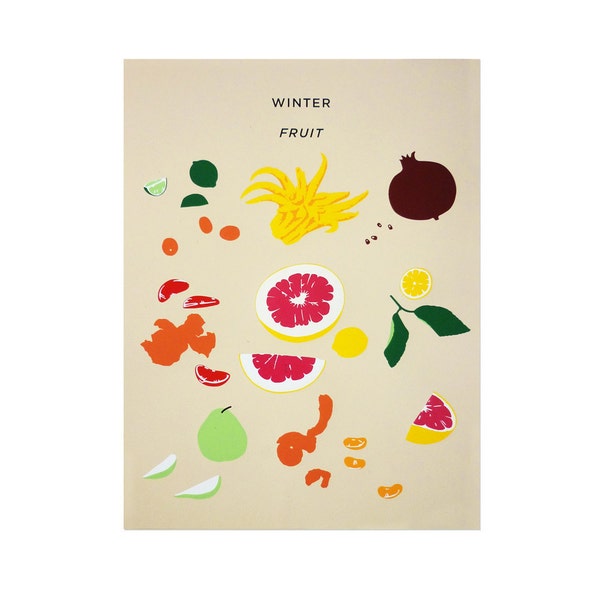 Winter Fruit Print