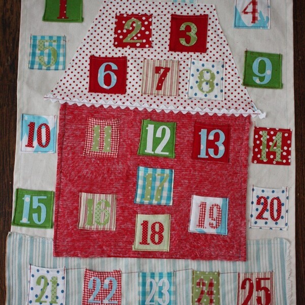 PDF Download French House Advent Calendar Instructions
