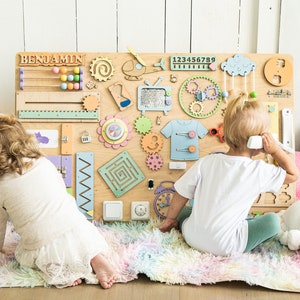 Sensory Board, Sensory Panel, Busy Board, Sensory Wall, Activity Board, Baby Busy Board, Busy Board Toddler,Wooden Busy Board,Big Busy Board
