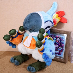 Kass Plush Toy with Sound Module Zelda Collectible Bard Figurine Hyrule TotK BOTW Memorabilia, Gamer Gift, Interactive Music Valentine's Day