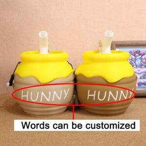 Honey Pot Furry Fan Fursuit Accessories, Rechargeable Long Battery Life, 3D Pre Made, Handmade Custom, Animal Cosplay, Festival Cooling Gift