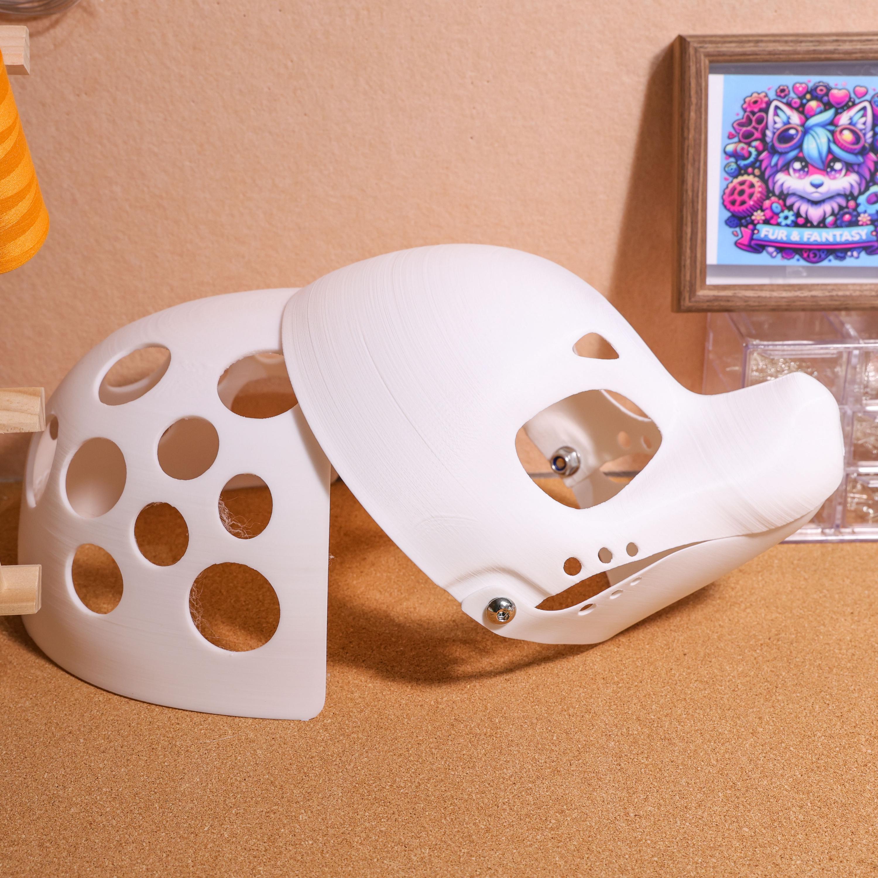 ファーリーファースーツ 可動式顎先鋭目ヘッドベース (ケモノシリーズ