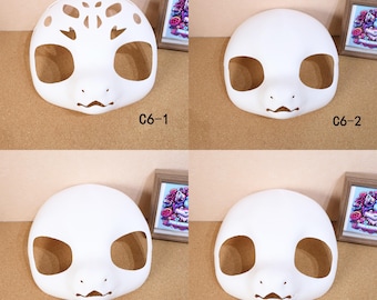 毛皮のような着ぐるみヘッドベース Kemono V2 鼻なし静的顎 3D