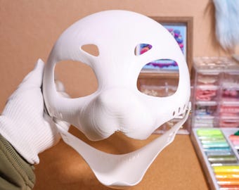 ファーリーファースーツ 可動式顎先鋭目ヘッドベース (ケモノシリーズ