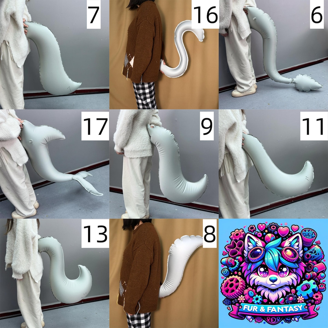 Padding Stuffing Inflation Inflatable Tail Inner Padding for Furry Fursuits - Lightweight ...