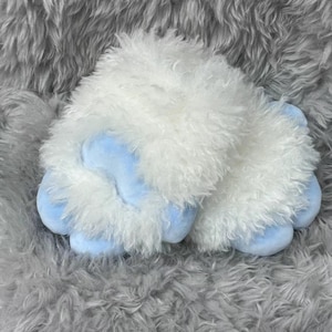 Patte Animal Peluche Animé Gcroet Cat Paws 1 Paire De Gants Mignons En Forme De Patte Renard, Doux Gants Fourrure Mignons Thérian