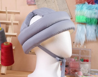 Fursuit Breathable Helmet Liner Furry Head Adjustable Inner Lining Head Protection - Comfortable Fit Cotton Padded Cosplay Headgear Fursona