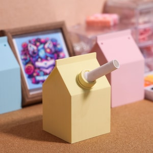 Milk Carton Fursuit Fan Prop - 3D Printed Cooling Fan, Custom Print Option, Custom Handmade Fursona Accessory for Cosplay & Festival Gifts