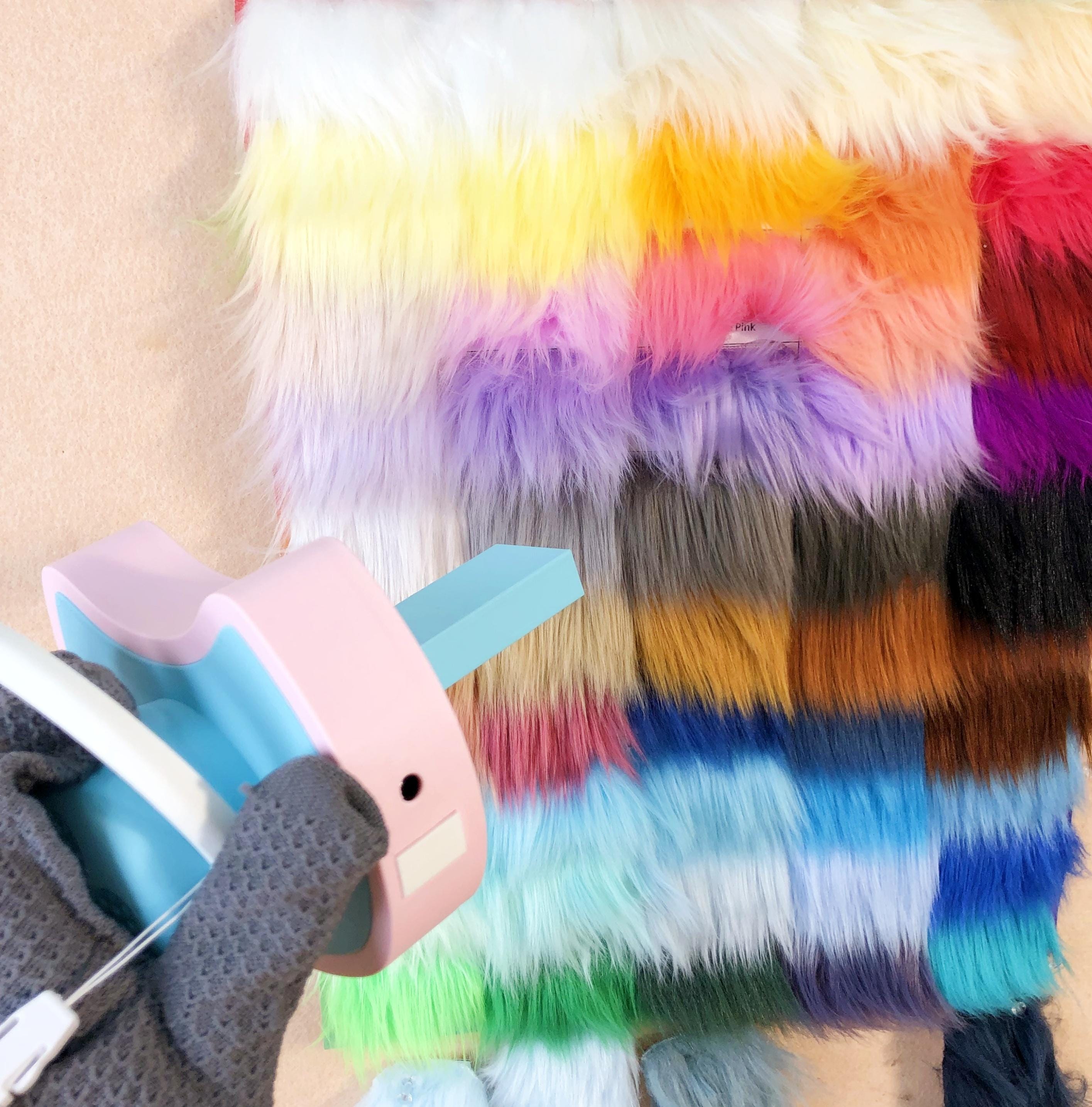 Pastel Pacifier Fan for Furry Fursuits – 3D Printed Hand Fan Wearable ...
