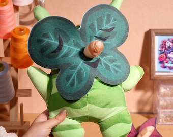 Zelda Korok pluche met geluidseffect, handgemaakte knuffel, cosplaykostuum prop, fanart handgemaakt cool decor, Valentijnsdagcadeau voor haar