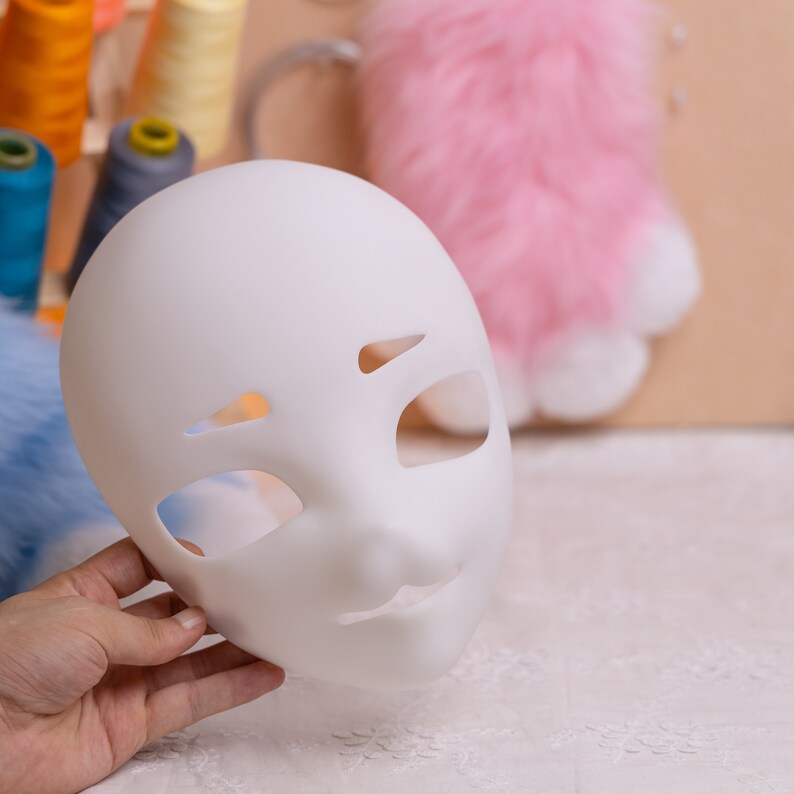 Sophisticated Gentleman Kig fursuit head base in high-quality 3D printed resin, lightweight and durable for cosplay costumes or decorative displays. Smooth contours and elegant design make this fursuit mask base ideal for custom cosplay creations
