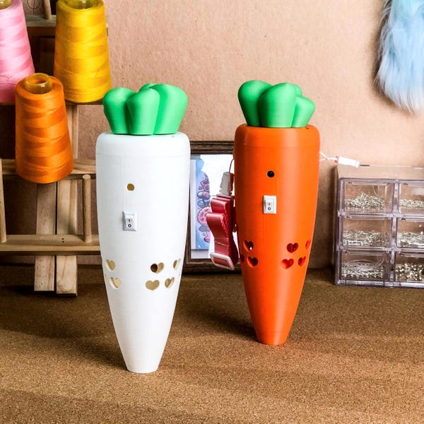 Ventilador de refrigeración para disfraz de zanahoria, accesorio de cosplay para el cuello, recargable, con flujo de aire ajustable.
