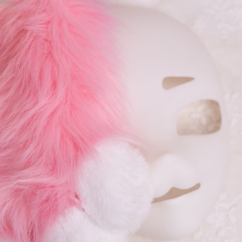 Lightweight 3D printed Gentleman Kig fursuit head base for cosplay costumes, made from durable resin. Perfect for costume events, cosplay enthusiasts, or decorative uses. Elegant, smooth finishes add sophistication to any fursuit design or cosplay