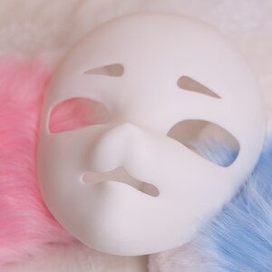 Gentleman Kig 3D printed fursuit head base, made from high-quality resin with smooth finishes. Lightweight, durable design for cosplay costumes or fursuit masks. Ideal for cosplay enthusiasts seeking a refined, elegant costume accessory for events or