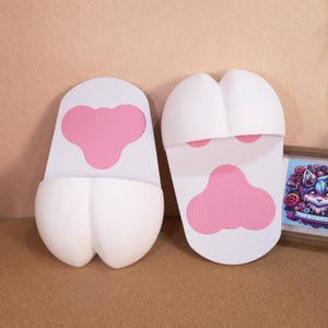 Fursuit Goat Hoof Feet Universal 3D-Printed Furry Paw Kit Shoes DIY Pattern Toes Customizable, Beginner-Friendly Kit with Realistic Design