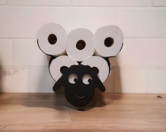Toilettenpapierhalter Swan Sheep Badezimmerdekoration Badezimmerzubehör Geschenk Home Ornament WC-Rollenaufbewahrung Wandaufbewahrung