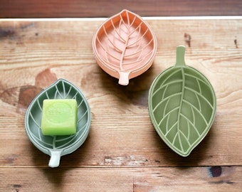 Leaf Soap Holder Non Slip Soap Box Soap Holder Bathroom Accessories Home Gift Soap Box Soap Dish Soap Dispenser Wash Stand Non-slip Soap Box