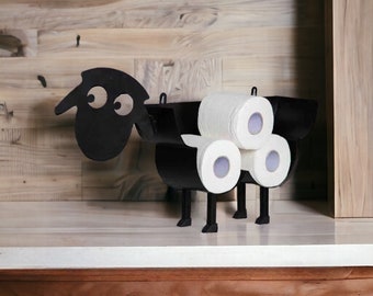 Sheep Toilet Paper Holder Bathroom Decoration Bathroom Accessories Home Gift Home Ornament WC Roll Storage Modern Wall Storage Organizer