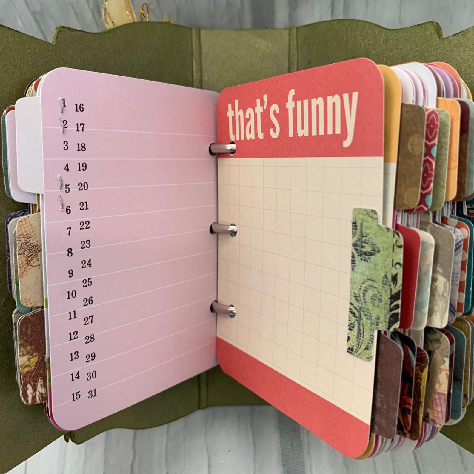 3 Ring Binder Journal Scrapbook Mini Album Journaling Etsy