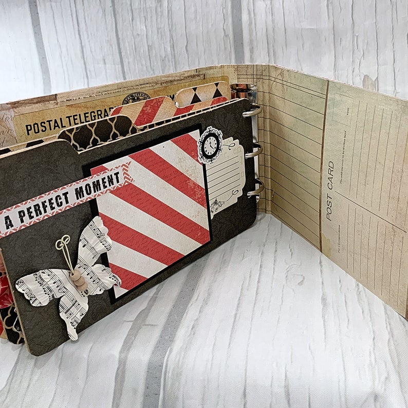 Fabric Covered Maya Road Chipboard Binder Scrapbook Mini Album Etsy