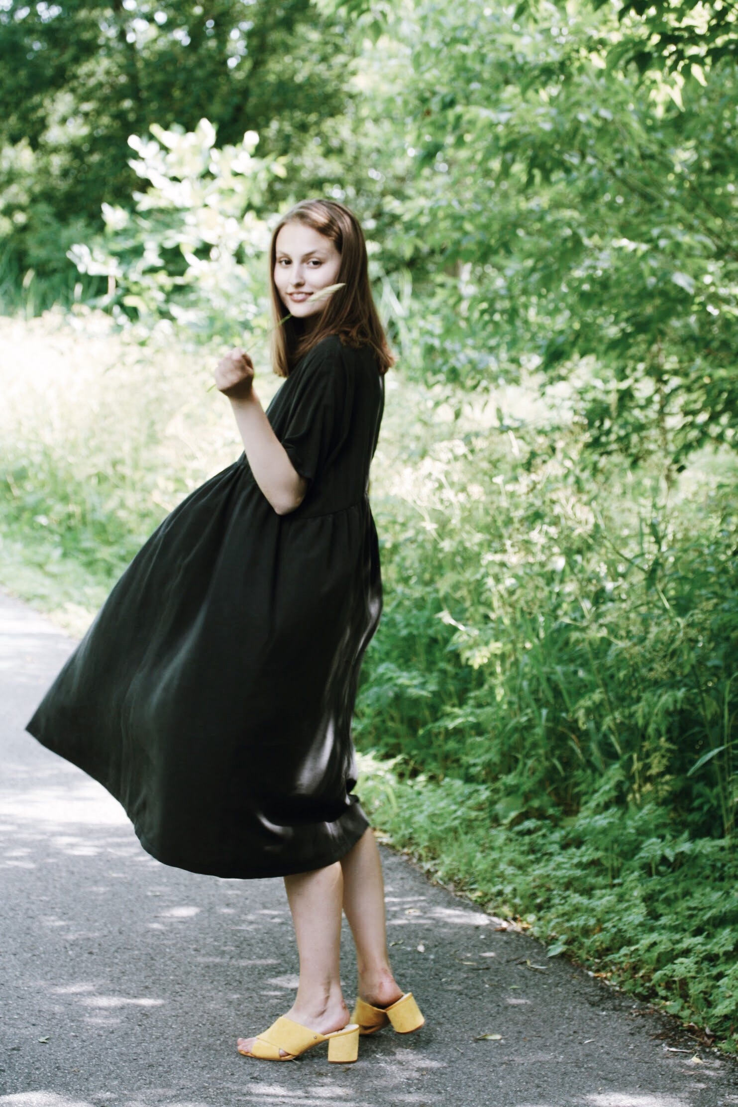 sustainable black dress