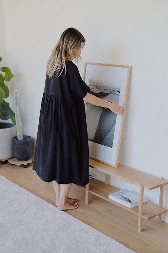 sustainable black dress