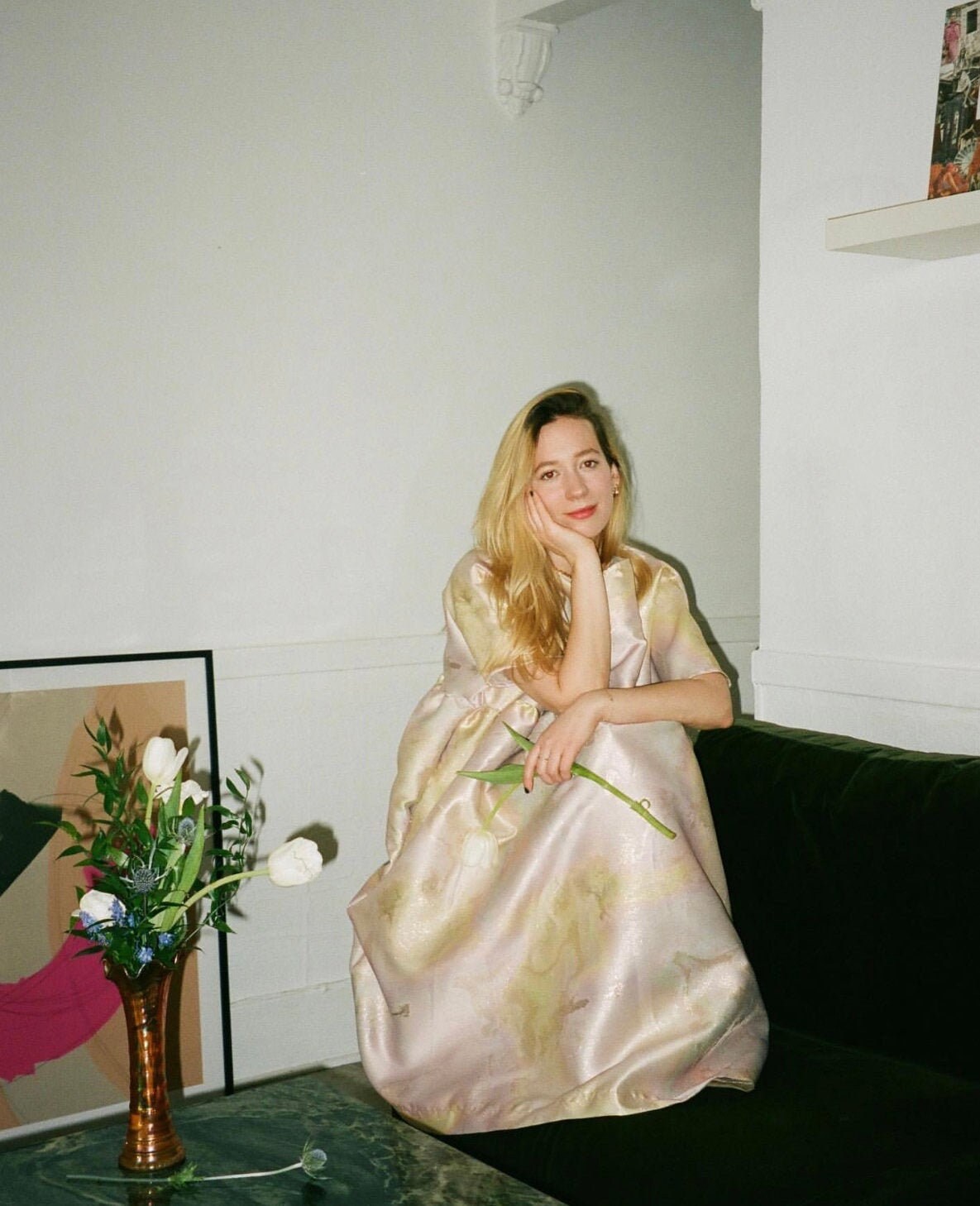 rainbow smock dress