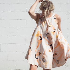 Swimmers Print Dress. Tent Loose Dress. Holiday, Cocktail, Day Dress. Spring Fashion. Lucie Dress SS15