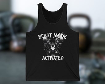 BEAST MODE Jersey Tank (Unisex) - Gorilla