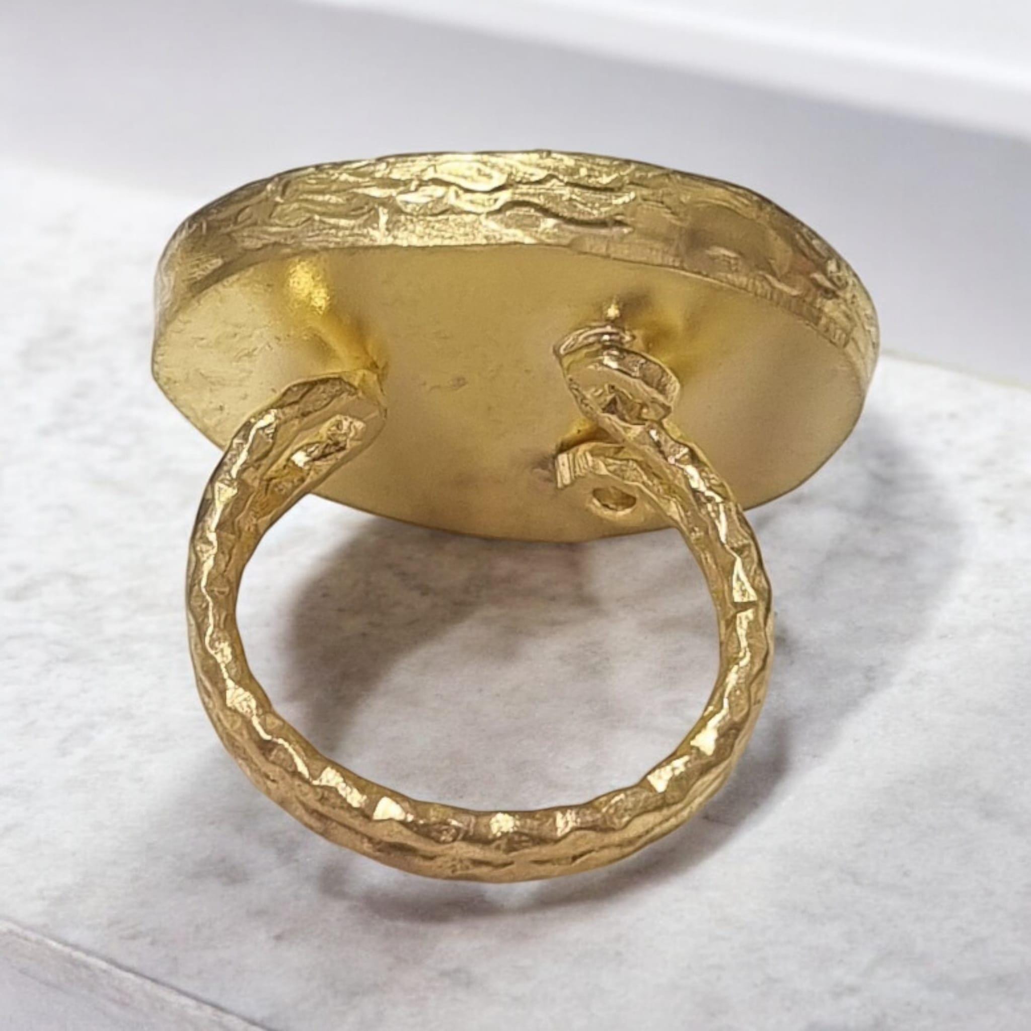 Roman Coins Rings / Agestable Size / Handmade Rings / 14K Gold Plated ...