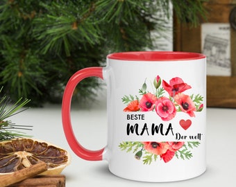 Tasse mit Spruch "Beste Mama der Welt" Geschenk Geburtstag Kaffeetasse Kaffeebecher Muttertag. Mug/Mothers Day gift/Coffee Mug