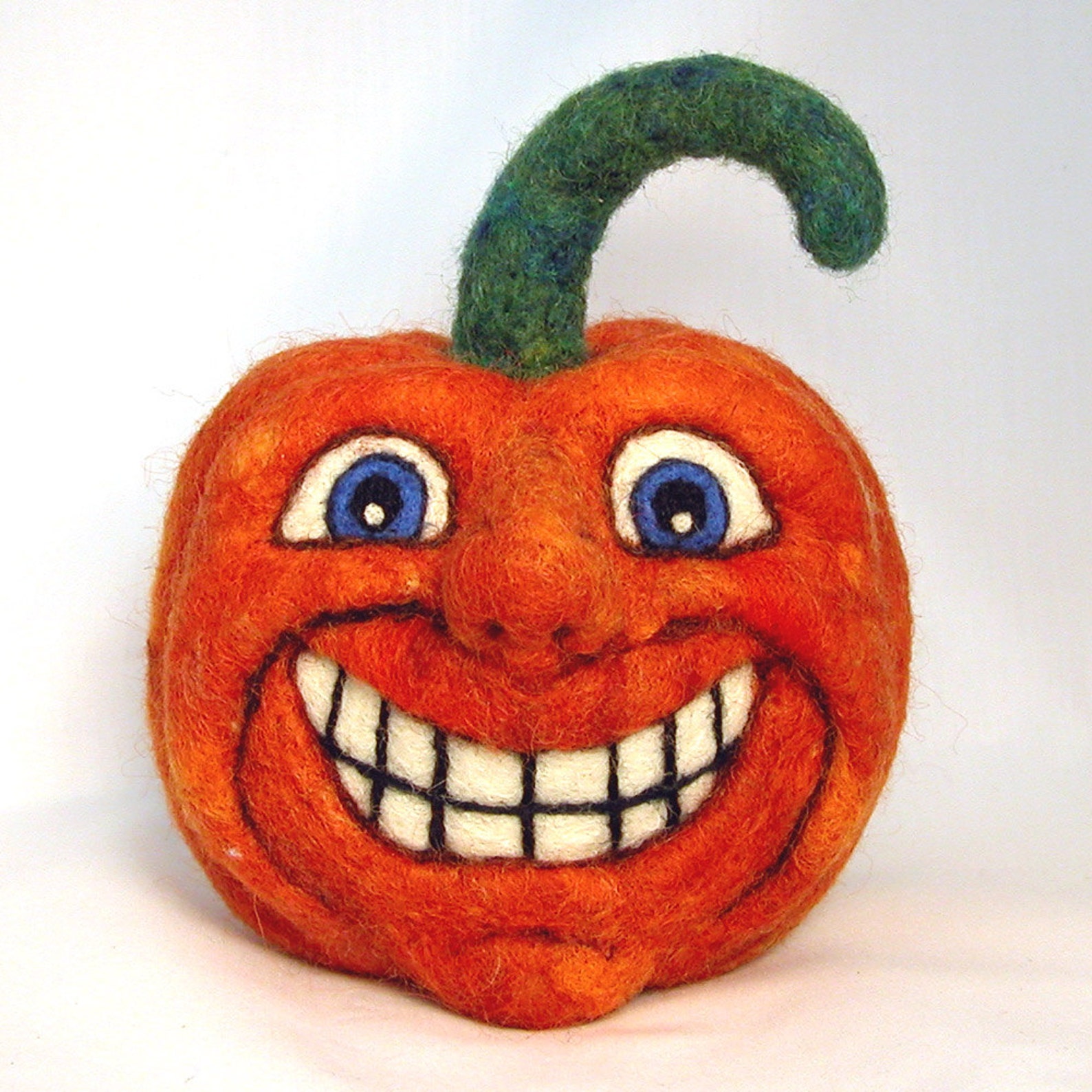 PDF Tutorial How to Make Needle Felted Pumpkin Faces Etsy