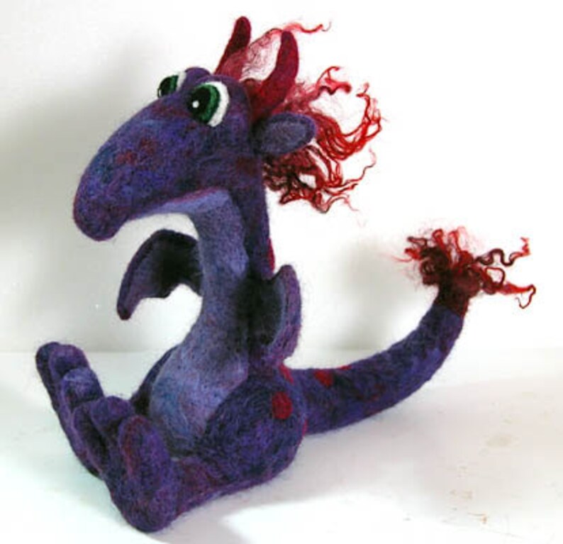 PDF Tutorial How to Make Needle Felted Baby Dragons Etsy