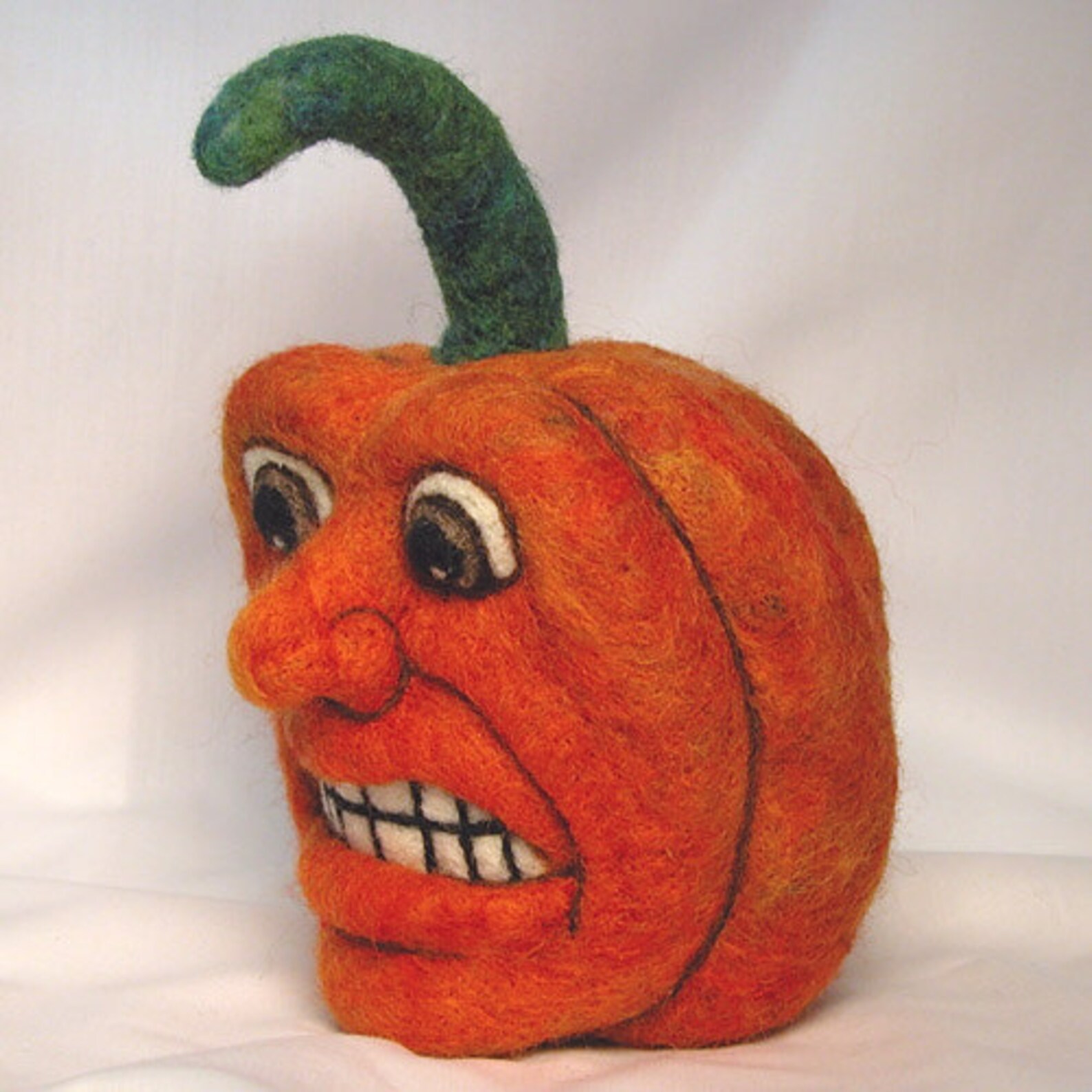 PDF Tutorial How to Make Needle Felted Pumpkin Faces Etsy
