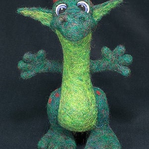 PDF Tutorial - How to Make Needle Felted Baby Dragons