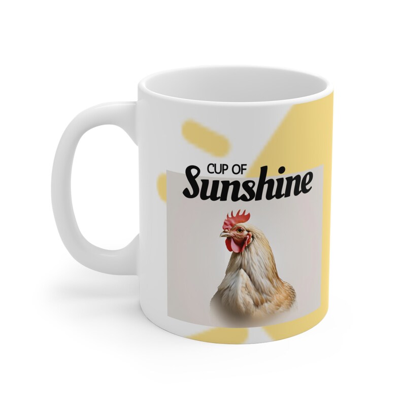 Chicken Ceramic Coffee Mug 11oz Hen Rooster Cluck - Tea Chicken Ceramic Coffee Mug 11oz Hen Rooster Cluck - Tea