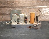 Vintage Tube Radio Interior Chases 5A06 removed from zenith Radio untested for parts as-is
