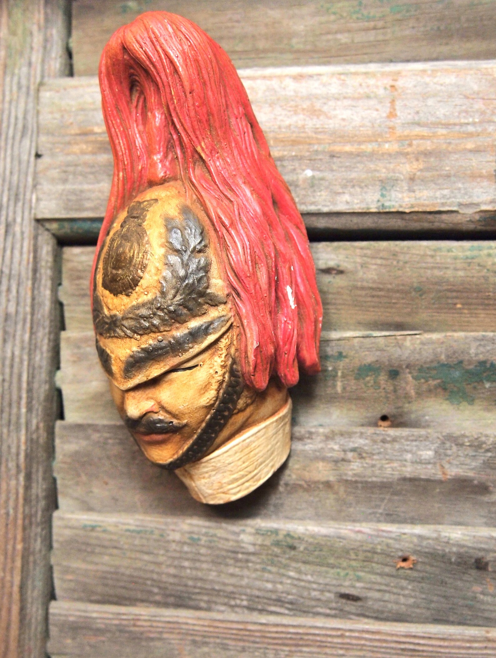 Vintage Chalkware Chalk Head Face Wall Decor Mid Century Etsy