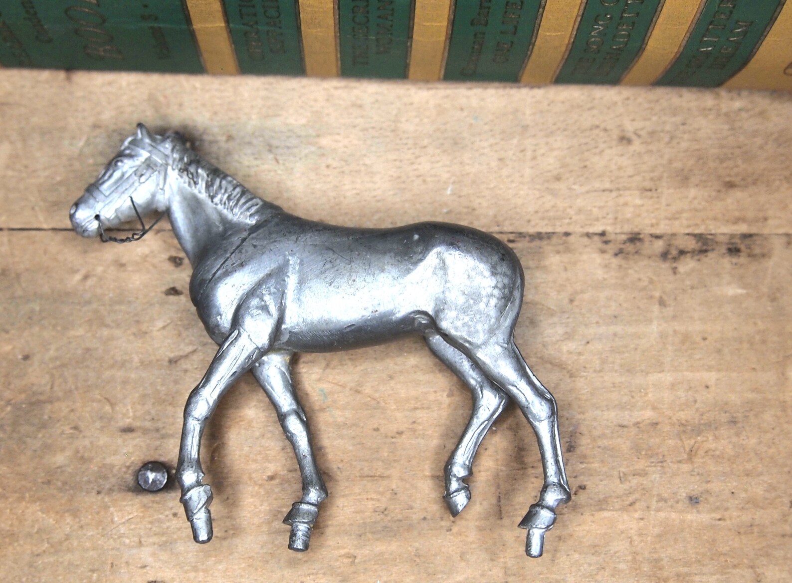 Vintage Lead Horse Lead Miniature English Western Silver Etsy