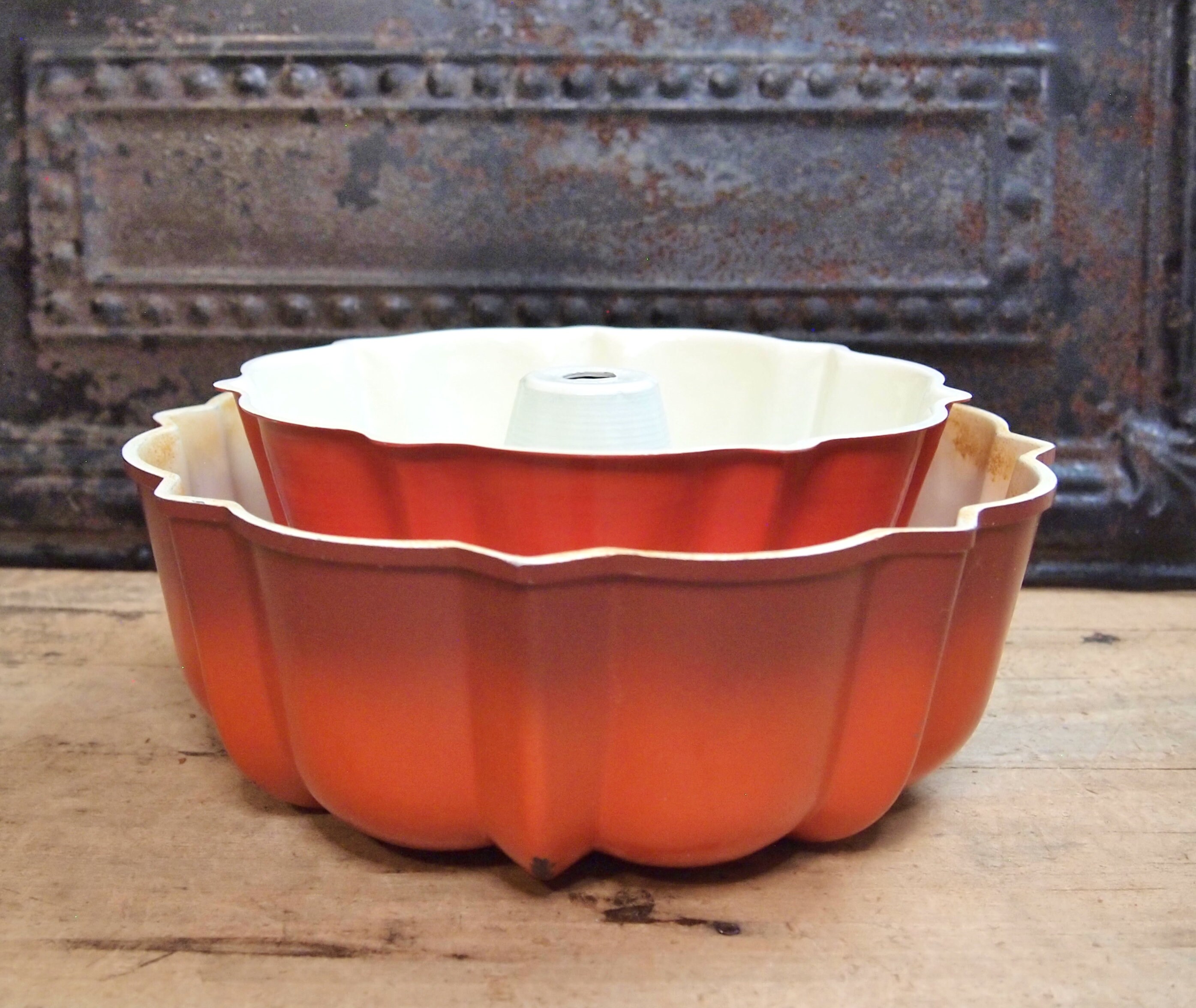 Lot of 2 vintage Orange Bundt Cake Pans Northland Aluminum and Etsy