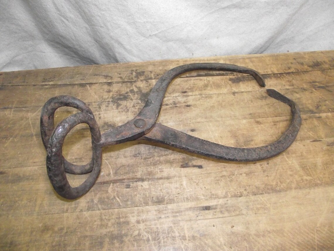 Vintage Ice Hook grabber nice and rusty Etsy